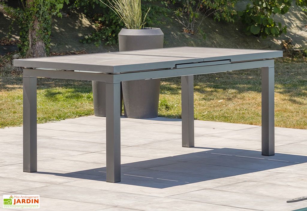 Table Jardin Extensible en Aluminium