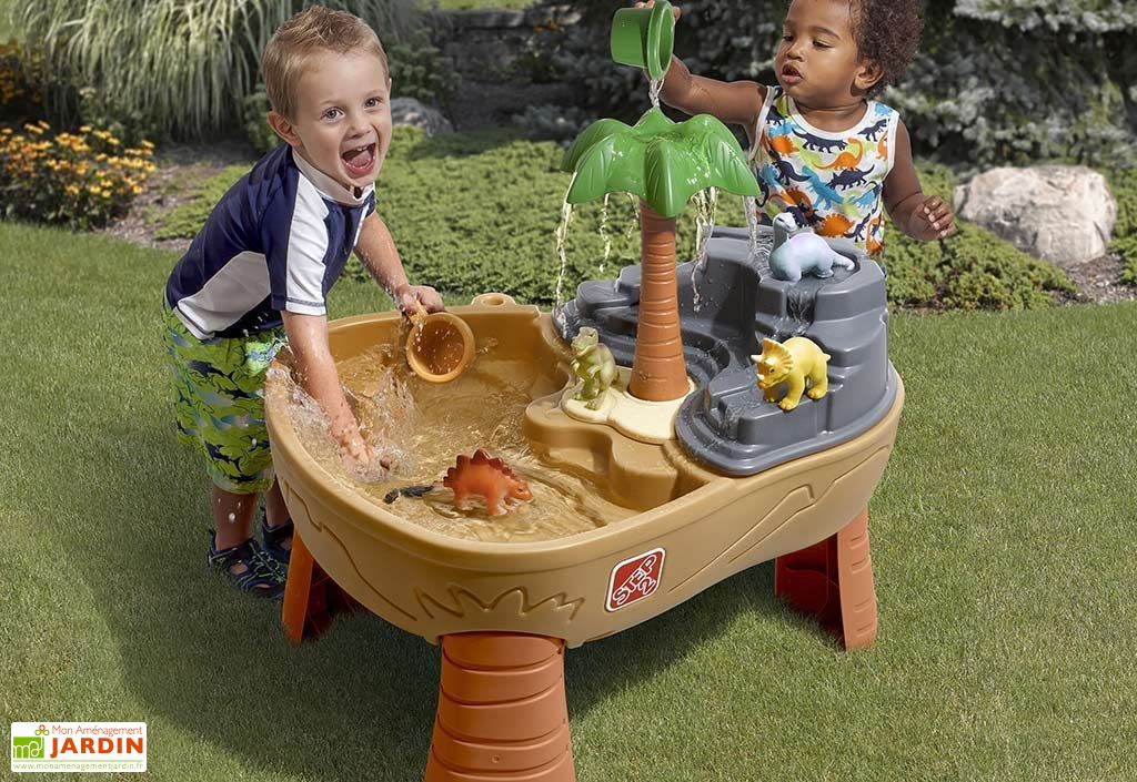Table d'activités en bois pour enfants Montessori Ronde