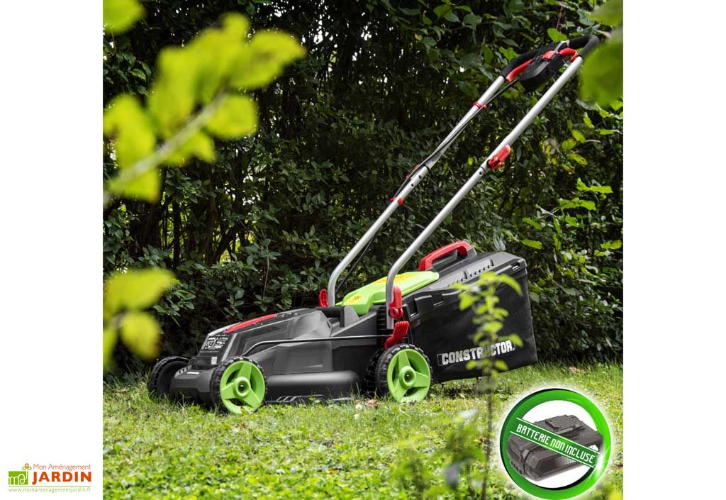 Tondeuse à Gazon Sans Fil 3 En 1 Avec 2 Batteries 2.0Ah - Taille Herbe, Bordures Et Arbustes, Idéale Jardin Et Maison