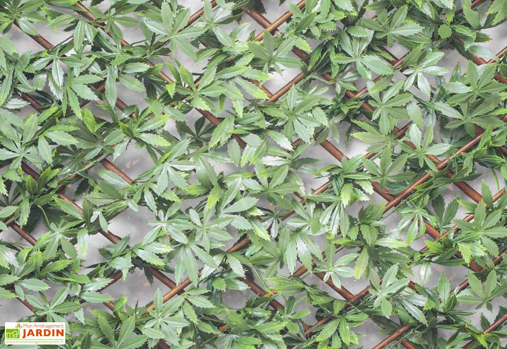 Treillis Lierre Artificiel Extensible Fauhapyway - Décoration Verte Pour Jardin, Terrasse, Intérieur - 5