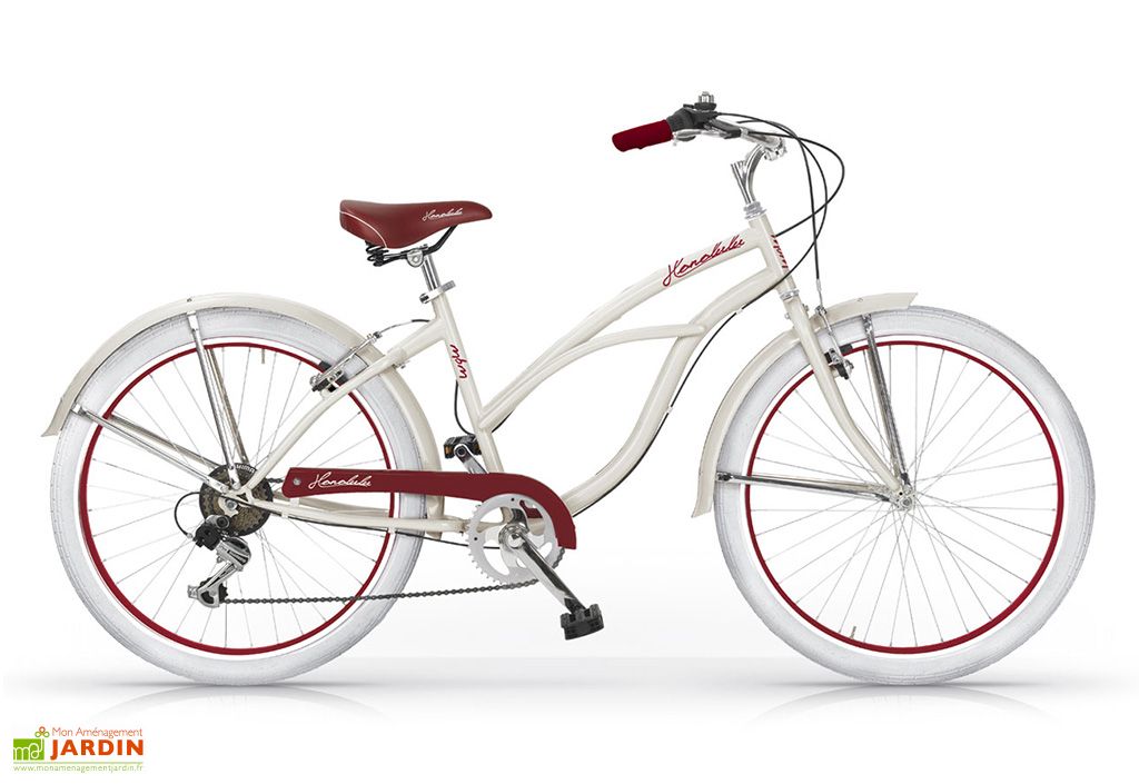 Lot De 2 Pneus Vélo Beach Cruiser 26 X 2.125 – Flancs Blancs, Neufs