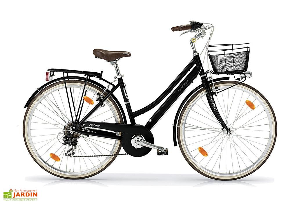Vélo de ville femme rétro 28 pouces 18 vitesses Boulevard MBM