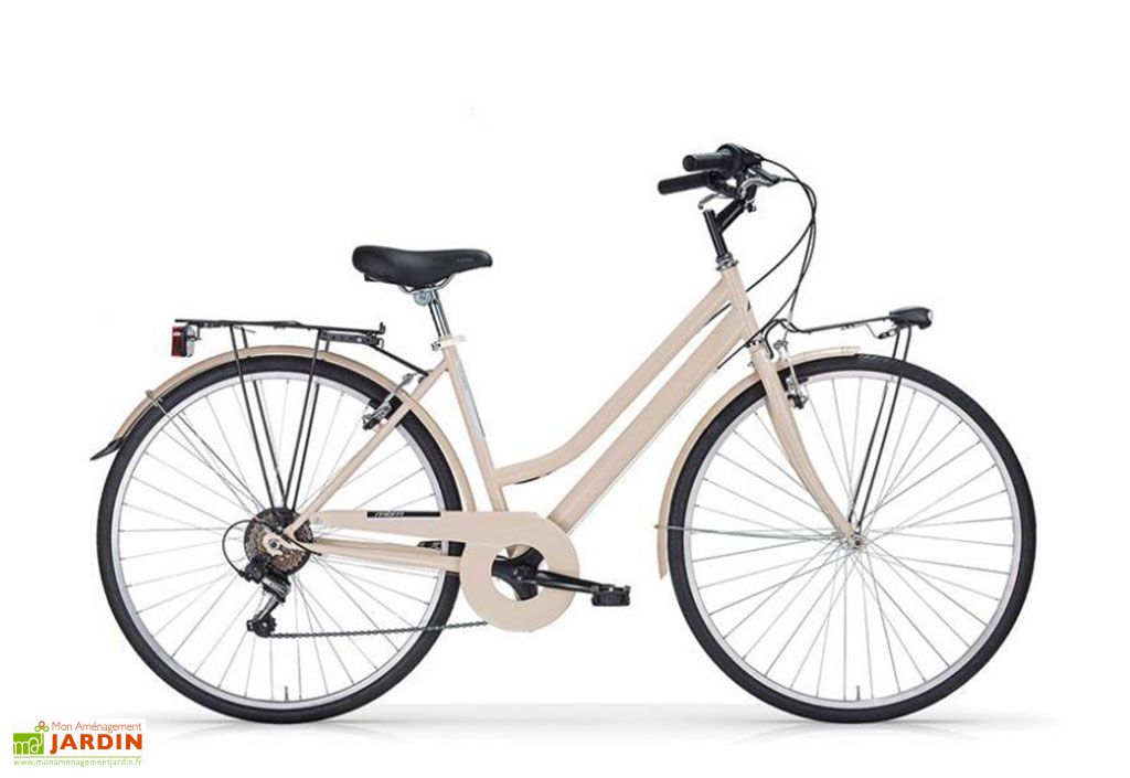Vélo d vill fmm 28'' Stowag avc panir blanc TC 51 cm KS Cycling