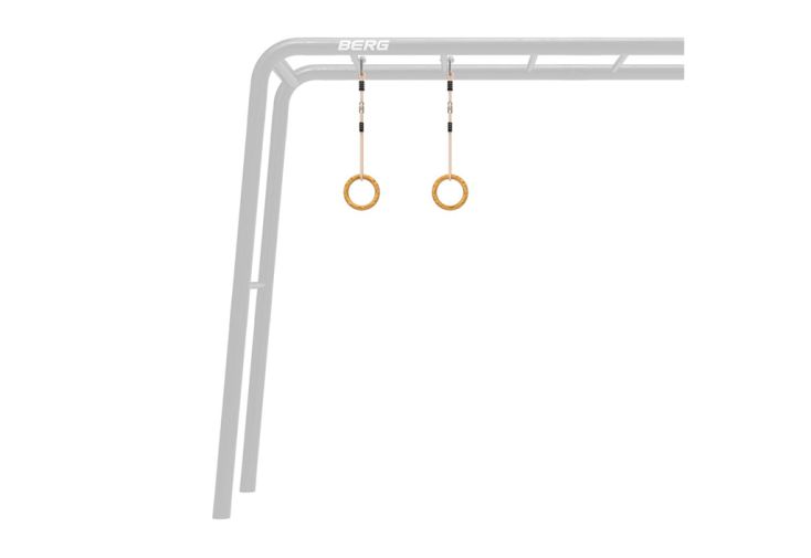 Anneaux de gymnastique en bois pour aire de jeux Playbase BERG