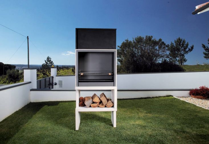 Barbecue design en béton LIV01