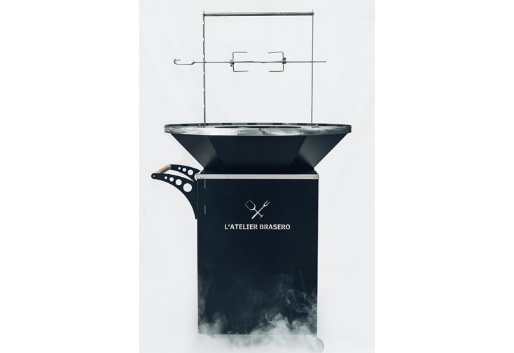 Brasero d’extérieur avec plaque de cuisson en acier – ø 85 cm