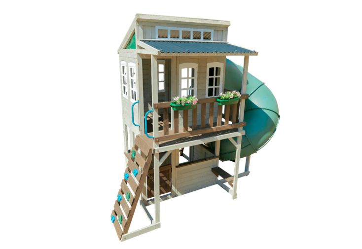 Maisonnette pour enfant aire de jeux en bois Cozy Escape