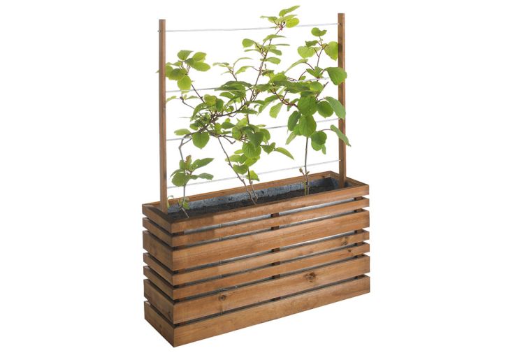 Jardinière avec Treillis Lign Z (100x30x130cm)