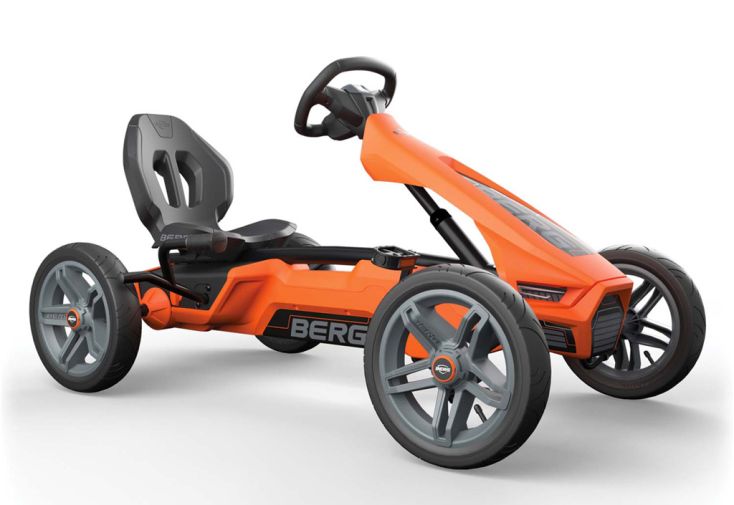 Kart à Pédales Berg pour Enfants Rally NRG Orange