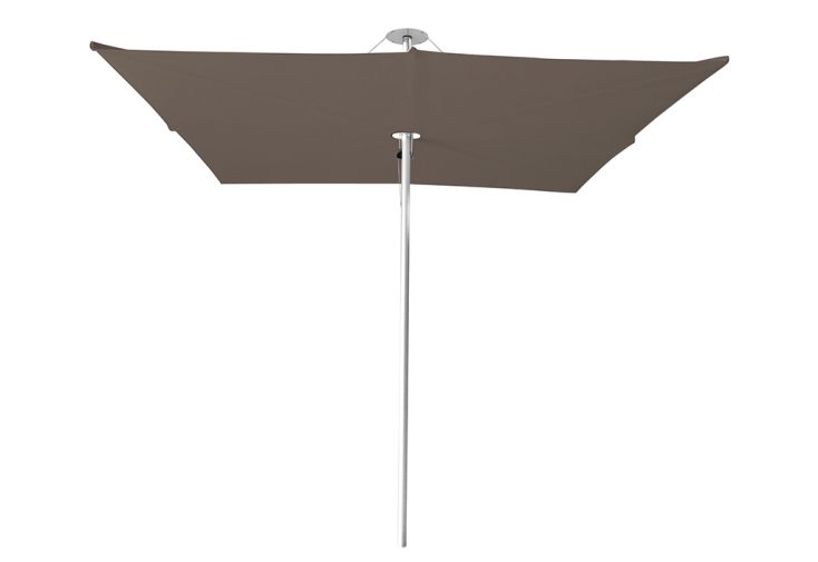 Parasol carré en aluminium 250 cm - Infina toile Solidum