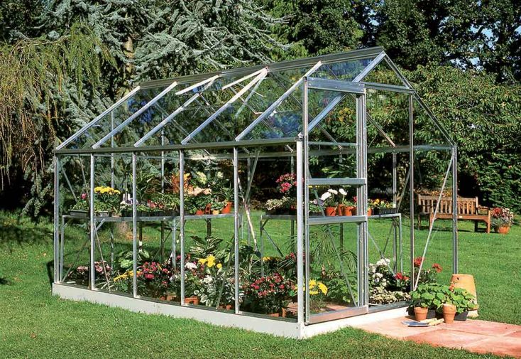 Serre de jardin en aluminium et verre trempé Popular 106 - 6,2 m²