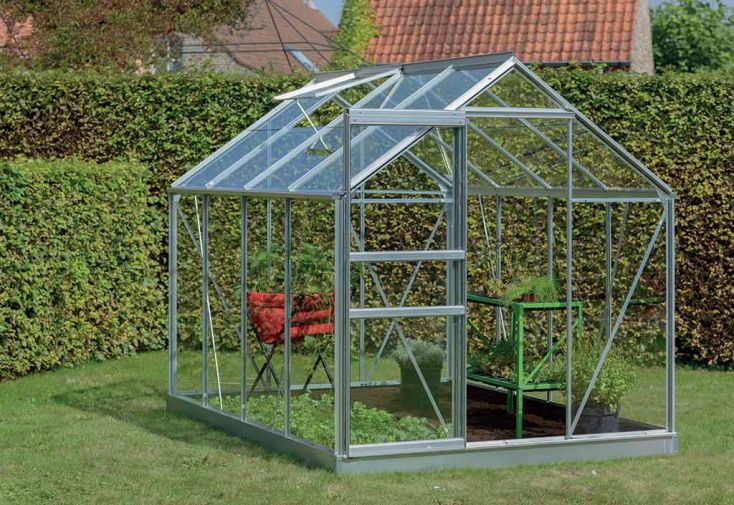 Serre Jardin Aluminium Verre Ivy 5 m² – Plusieurs Coloris