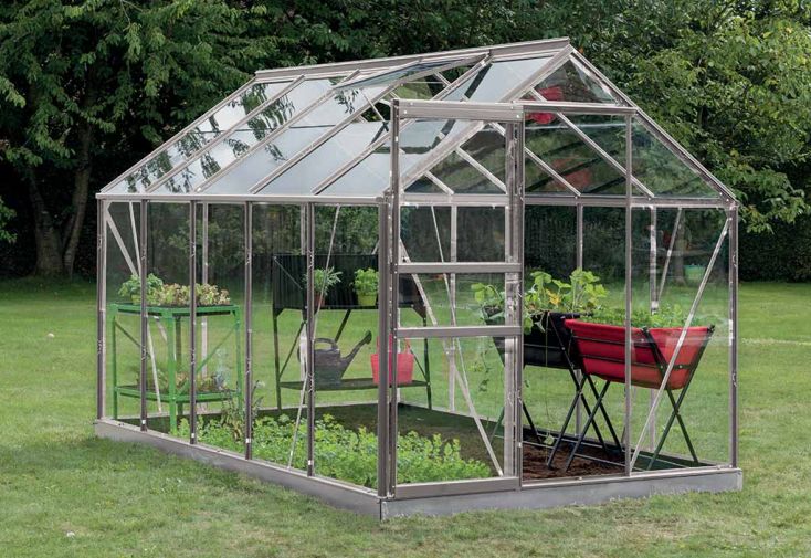 Serre Jardin Aluminium Verre Lily 6,2 m² – Plusieurs Coloris