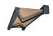Déploiement store banne motorisé coffre intégral aluminium gris Soa toile taupe