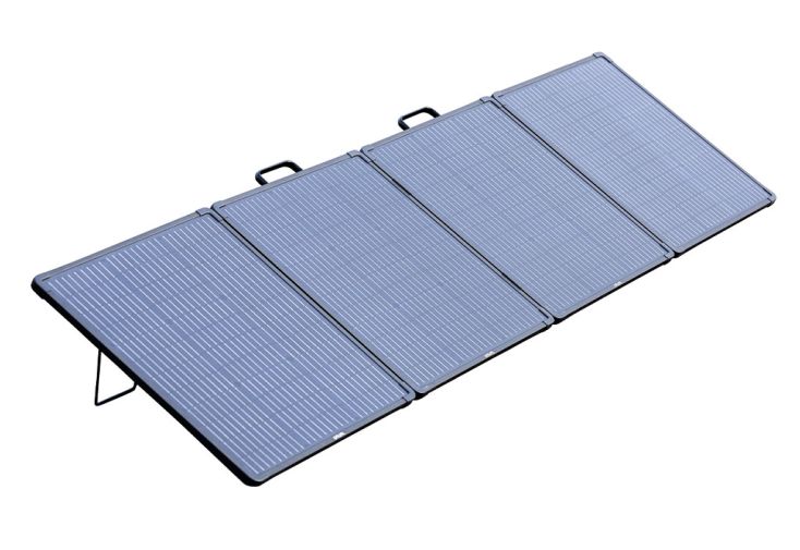 Panneau solaire monocristallin portable et pliable cadré 200 W