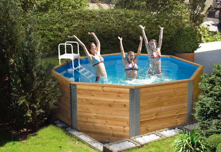 Piscine Bois Hors-Sol Trinidade 7,5 m3 D3,25m