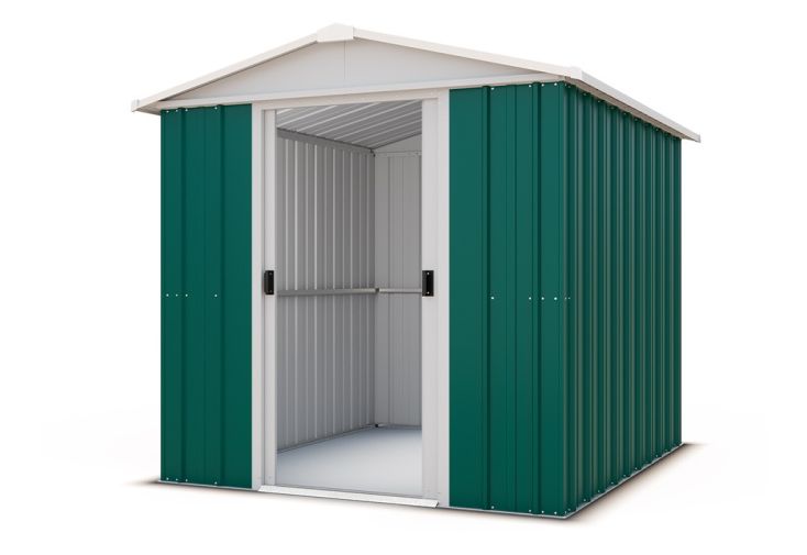 Abri de jardin en métal acier galvanisé vert 4 m² - 67GEYZ