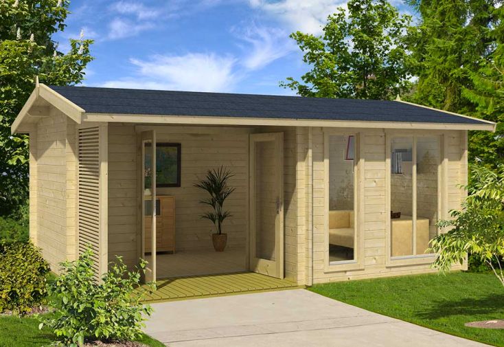 Bungalow en bois Queensland 44 mm – 370 x 520 cm