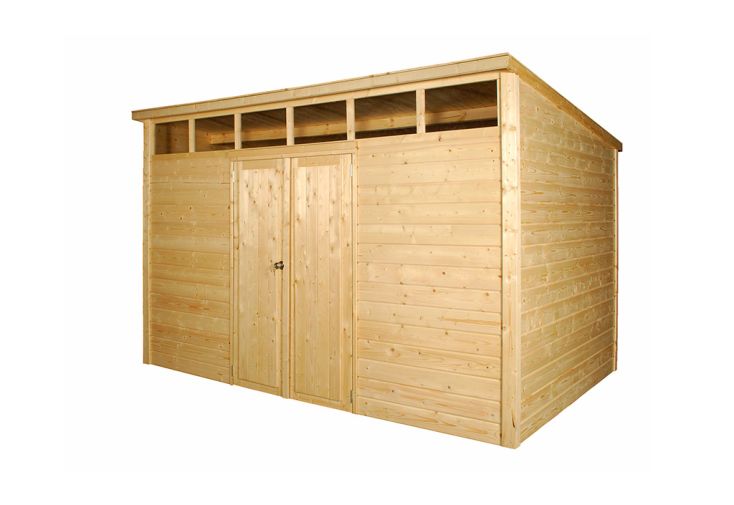 Abri de Jardin en Bois d’Épicéa Q Line 6 m² 