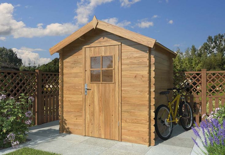 Abri de jardin en bois de pin traité 19 mm Pablo – 4,1 m² 