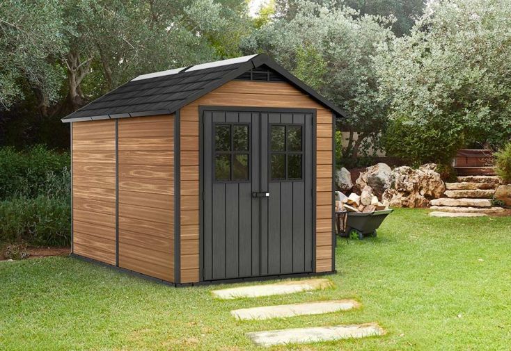 Abri de Jardin Keter en Résine Aspect Bois 6,5 m² Woodium 759 - Keter