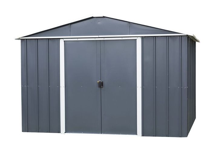 Abri de Jardin Acier Galvanisé Anthracite 298 x 303 cm 9,03 m²