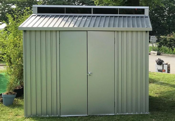 Abri de jardin aluminium Duramax - 4,33 m² gris