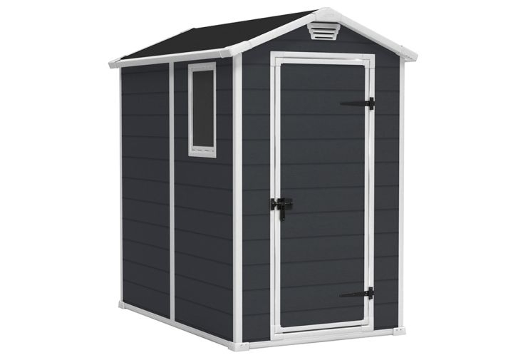 Abri de jardin en résine Premium 46S anthracite – 2,4 m²