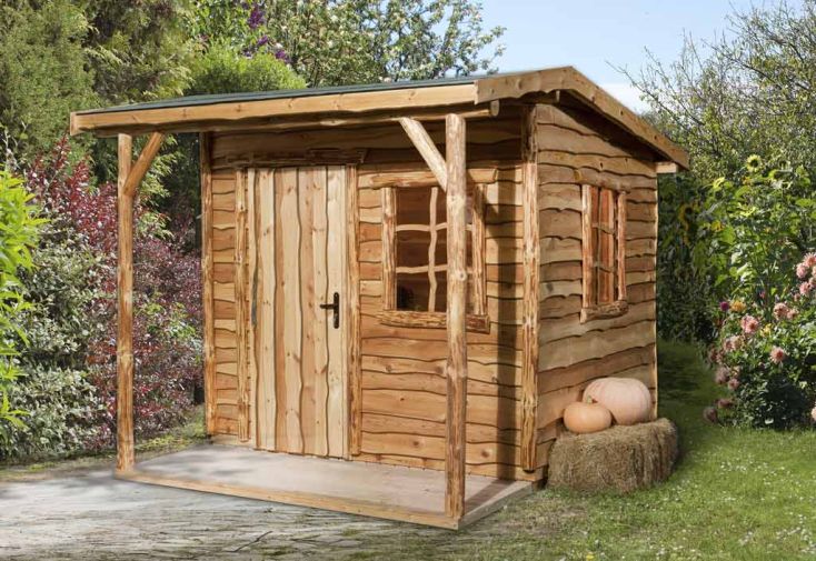 Abri de Jardin Bois Nature 2 Western