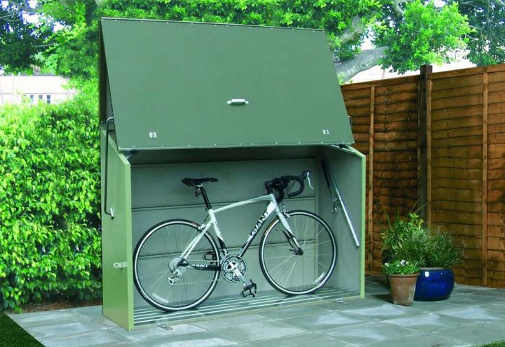 Abri à vélos en acier galvanisé Sésame - 1,40 m²