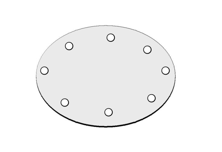 Base plate pour démontage rapide de pilier Umbrosa