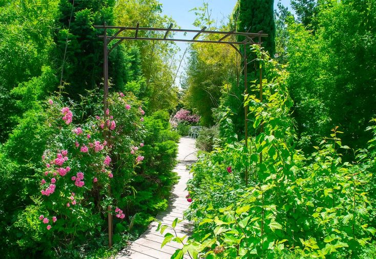 Arche de jardin en métal Louis Moulin - Pergola noire 187 x 198 cm