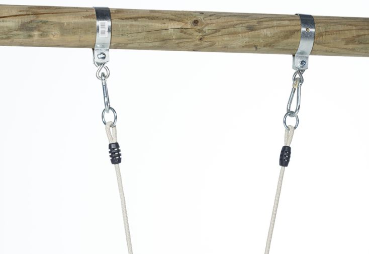 Echelle de corde avec barreaux en bois pour portique jusqu’à 250 cm