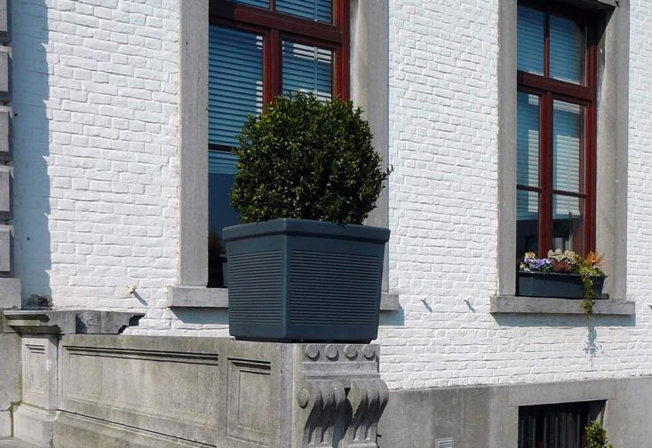 Pot de fleurs carré PAPI en PEHD - BAC 70 L à 120 L