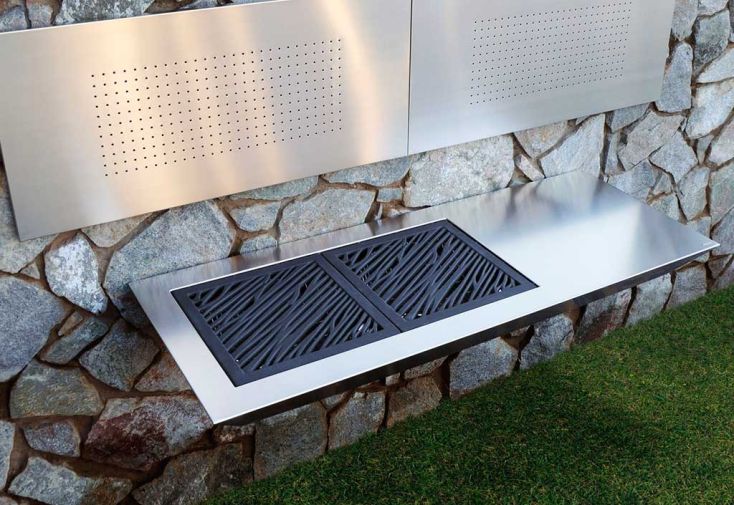 Barbecue Design au Charbon de Bois Stromboli Élégance 