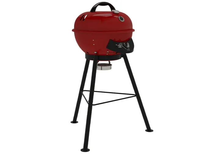 Barbecue boule au gaz 4300 W - Chef City 420 G rouge cerise