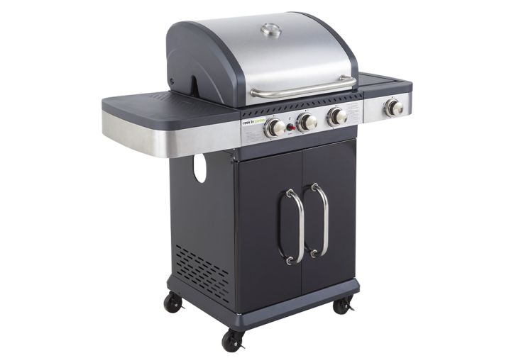 Barbecue à gaz plancha et grille 3 brûleurs 11,5 kW – Fidgi 3