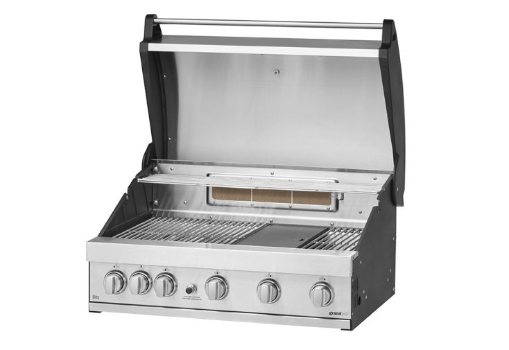 Barbecue gaz encastrable 5 brûleurs  17,5 kW + infrarouge - Elite G5 Built-In