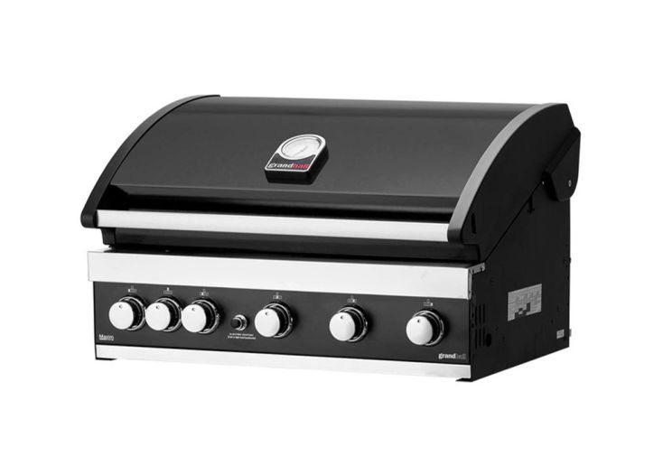 Barbecue gaz encastrable 5 brûleurs + infrarouge 17,5 kW - Maxim G5 Built-In