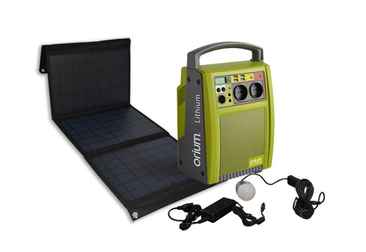 Batterie nomade solaire Izywatt 288 + panneau monocristallin pliant 30 W -  Orium