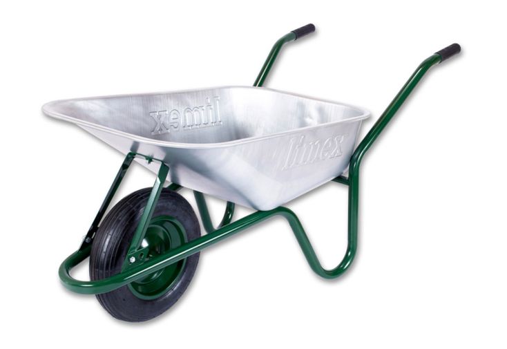Brouette 1 roue en acier galvanisé 85 L -  Limex Standard