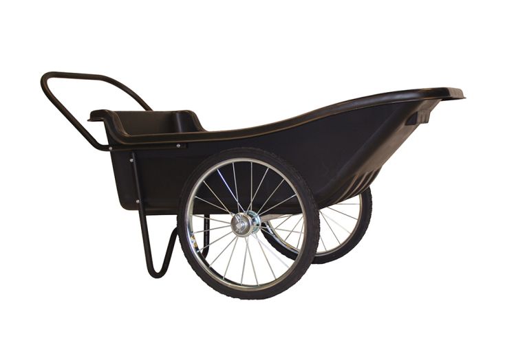 Brouette 2 roues en acier et polyéthylène – 283 L / 181 kg