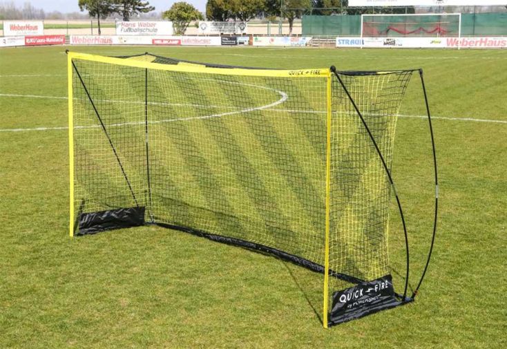 But de football en acier Quickfire - 2,4 x 1,2 m