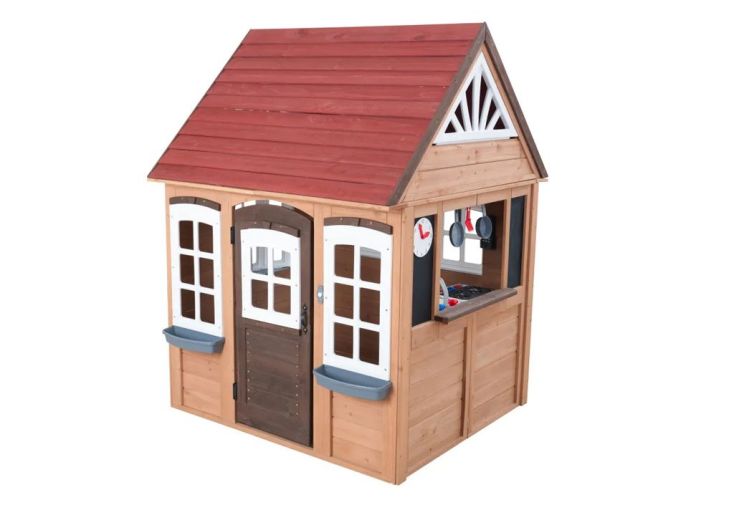 Cabane Enfants Kidkraft en Bois de Cèdre avec Cuisine Fairmeadow