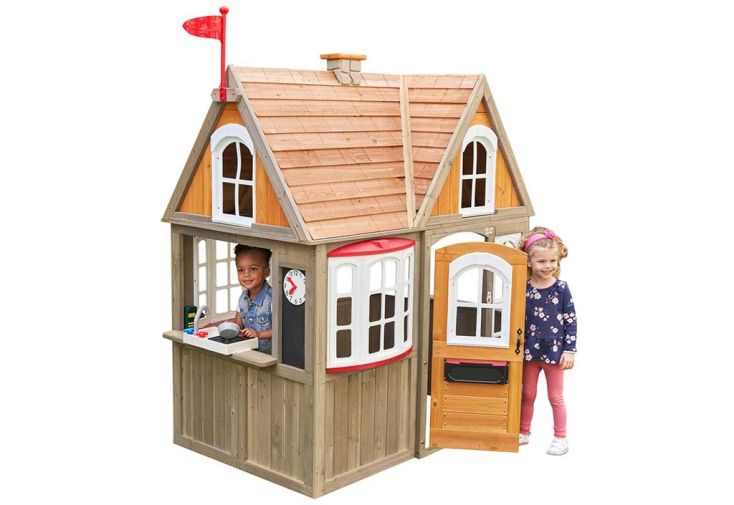 Cabane Maison d’Enfant en Bois Greystone Cottage Playhouse