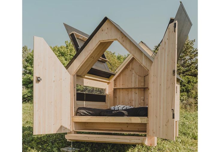 Cabane insolite en kit pour hébergement original en bois - Hut'Op
