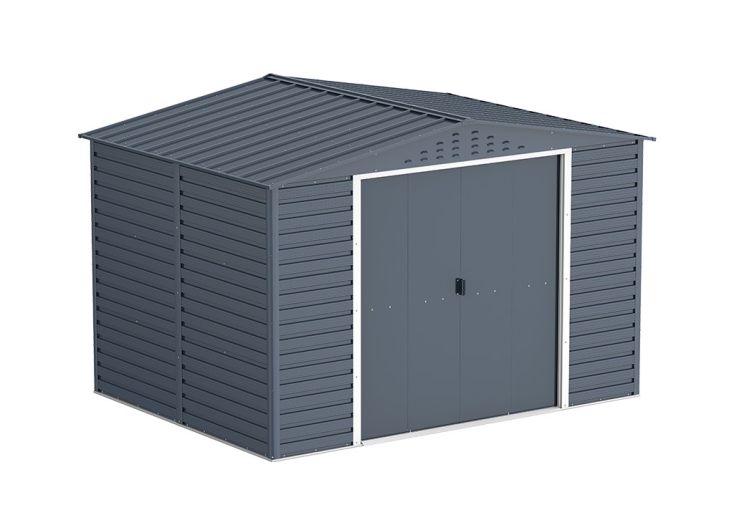 Abri de jardin en métal anthracite Duramax Alpine 7,8 m²