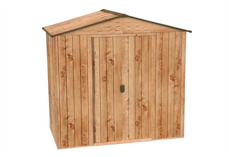 Abri de jardin en métal imitation bois Duramax Woodgrain 2,27 m²