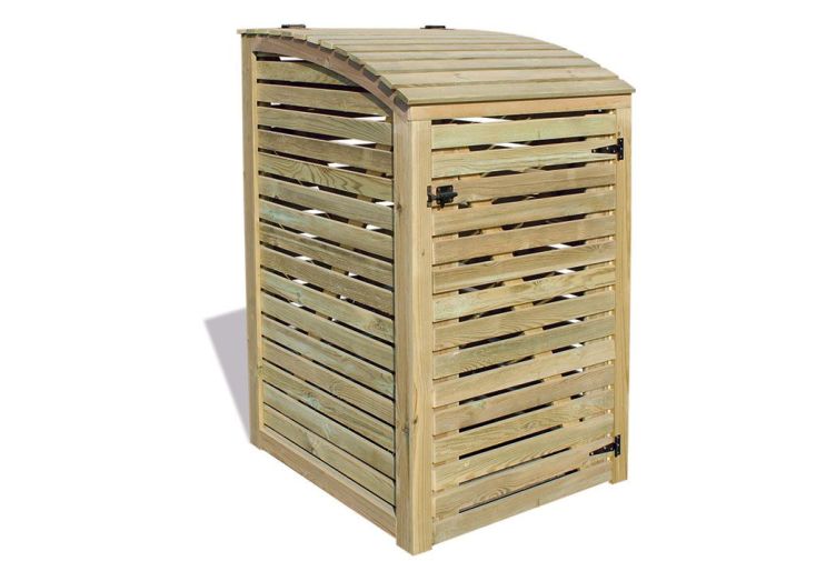 Range-poubelle cache-poubelle simple abri extérieur (240 litres