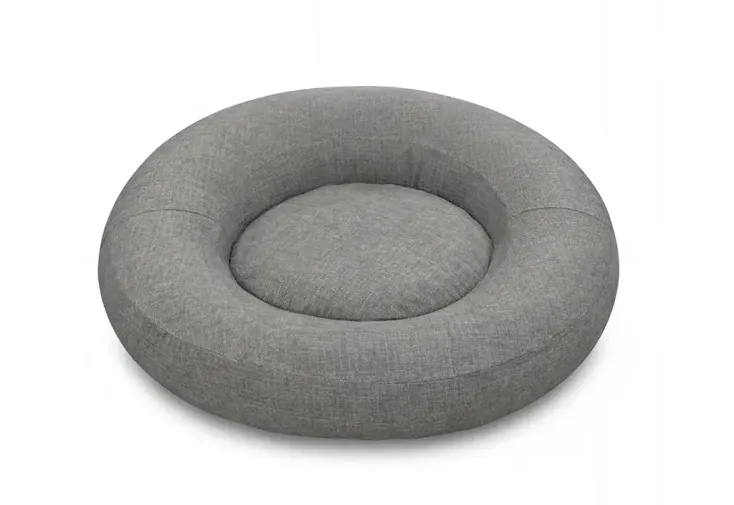 Canapé de jardin gonflable Nest anthracite – ⌀ 160 x 60 cm